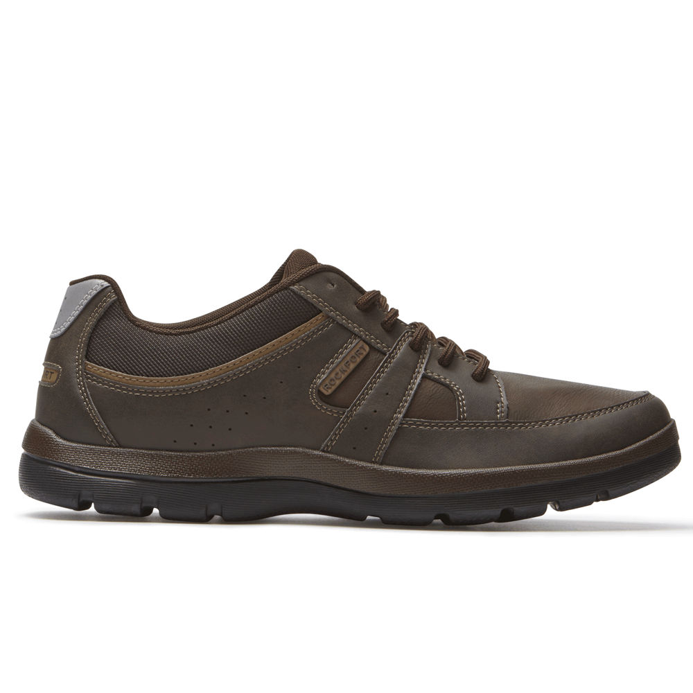 Rockport Mens Get Your Kicks Blucher - Sneakers Brown - WTF142980